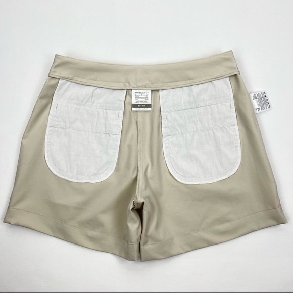 NWOT | NikeGolf Cream Dri-Fit High-Rise Women’s Shorts - Picture 6 of 14